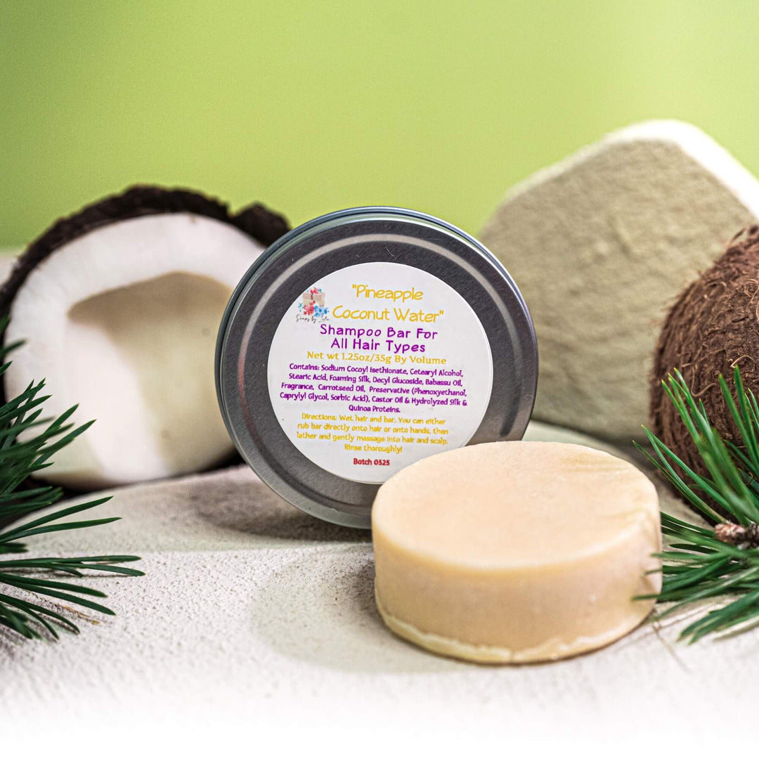 Biodegradable shampoo bar for all hair types