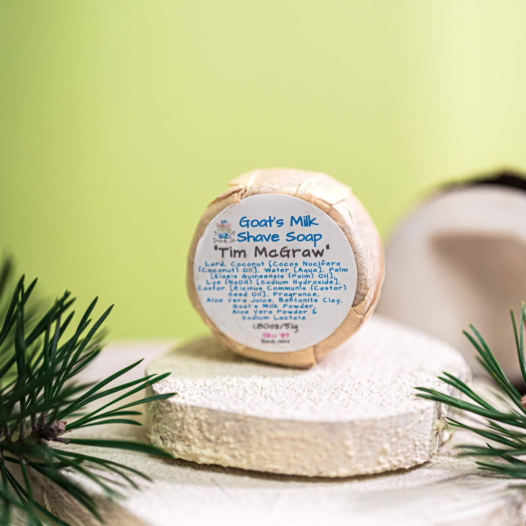 Goat's milk body and shave soap